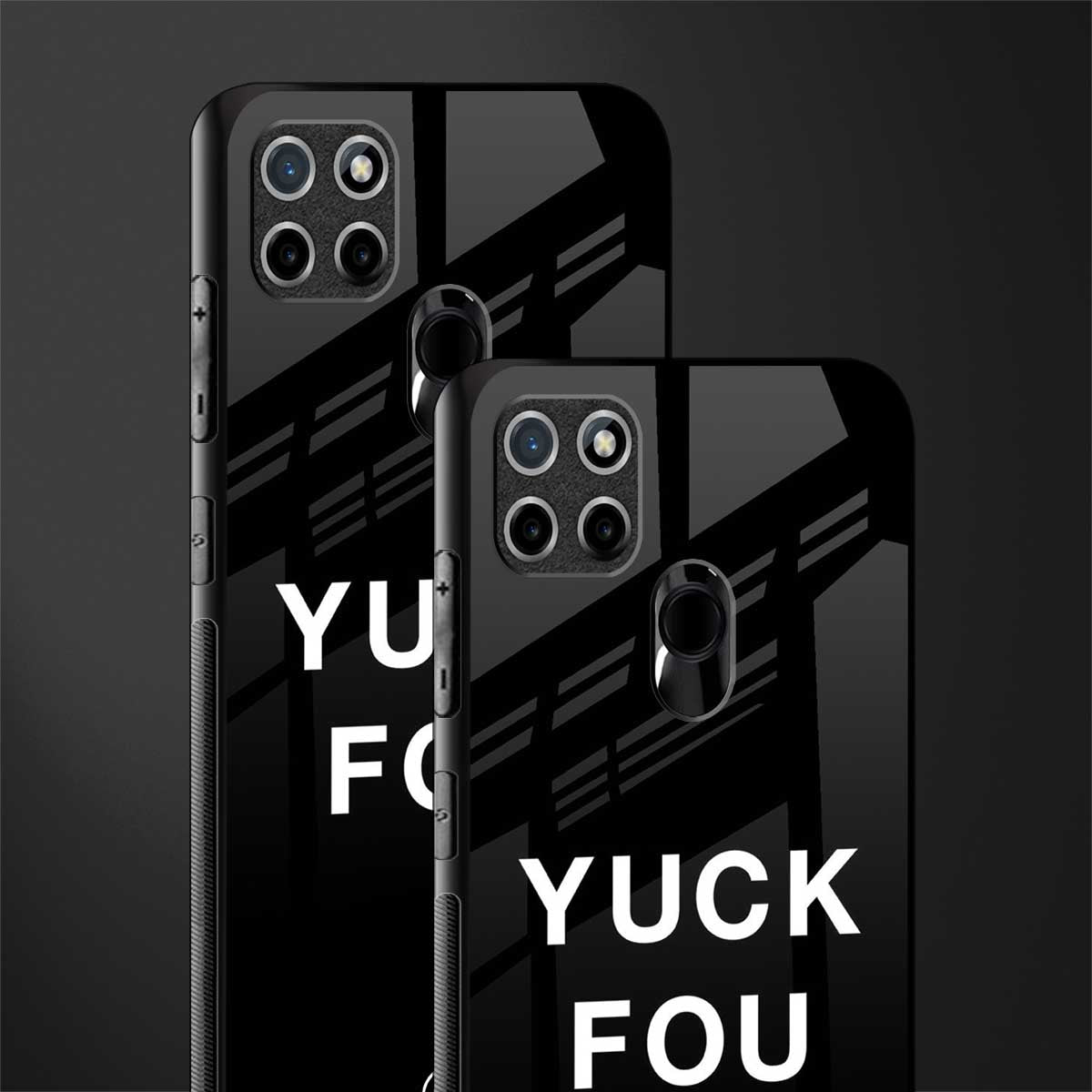 yuck fou glass case for realme c21 image-2