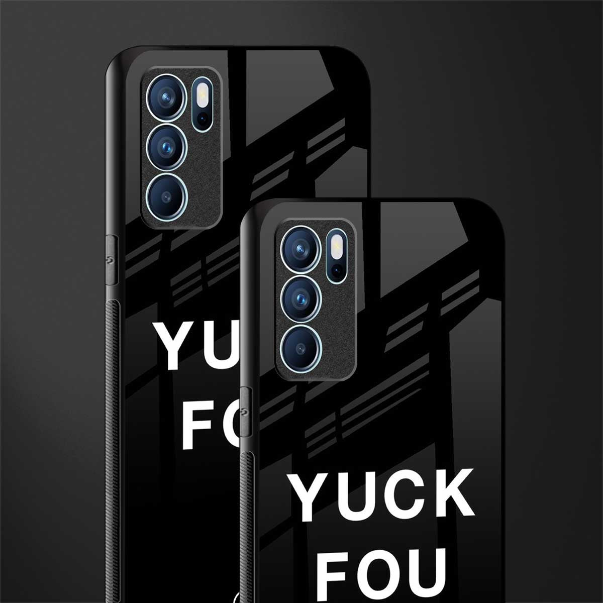 yuck fou glass case for oppo reno6 5g image-2