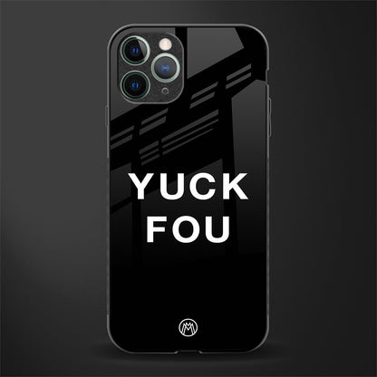 yuck fou glass case for iphone 11 pro image