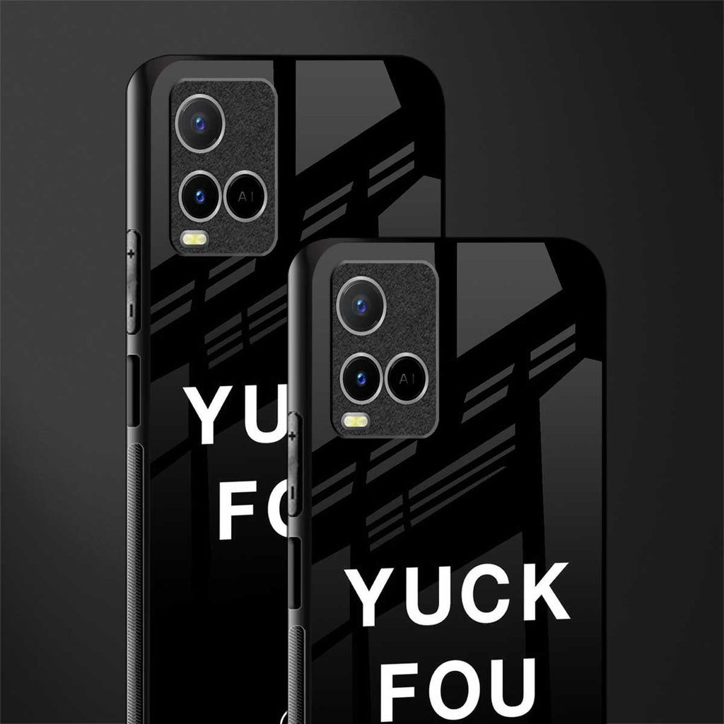 yuck fou glass case for vivo y21s image-2