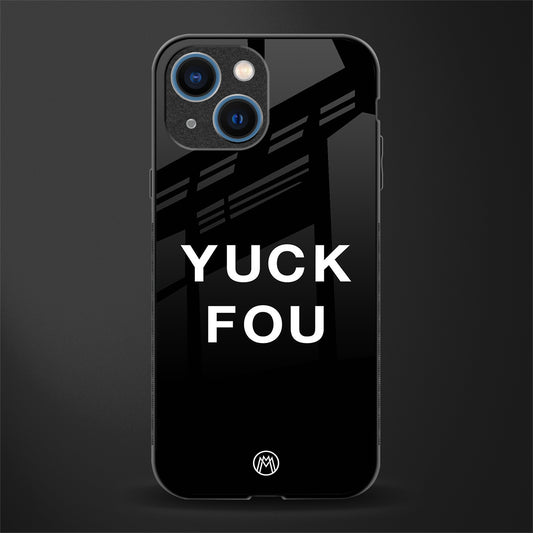 yuck fou glass case for iphone 13 mini image