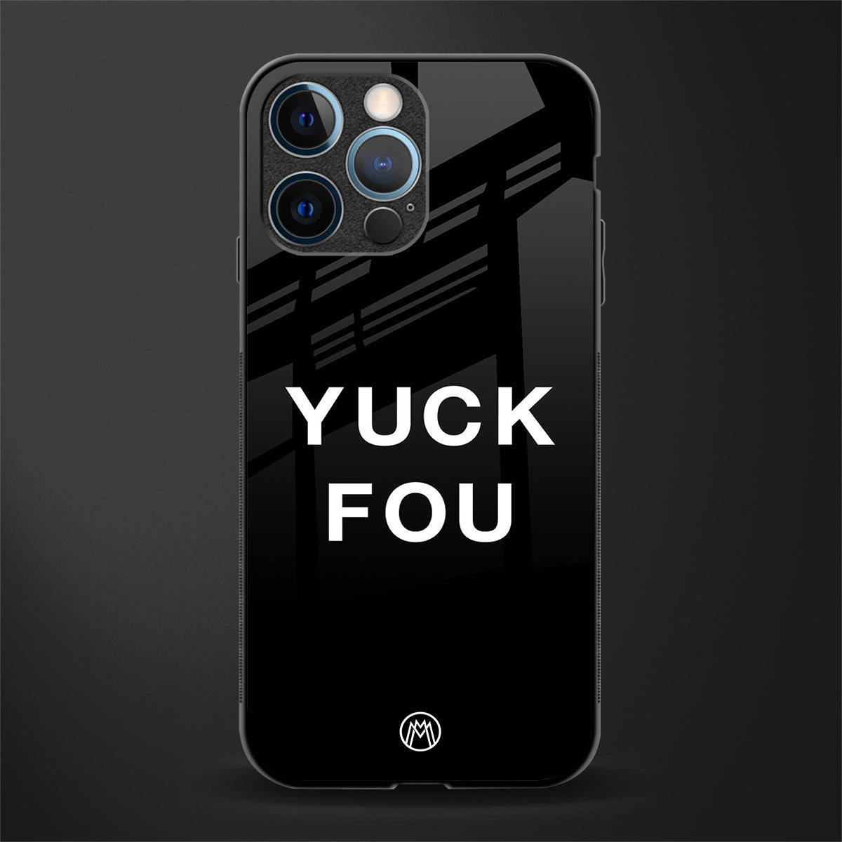 yuck fou glass case for iphone 12 pro image