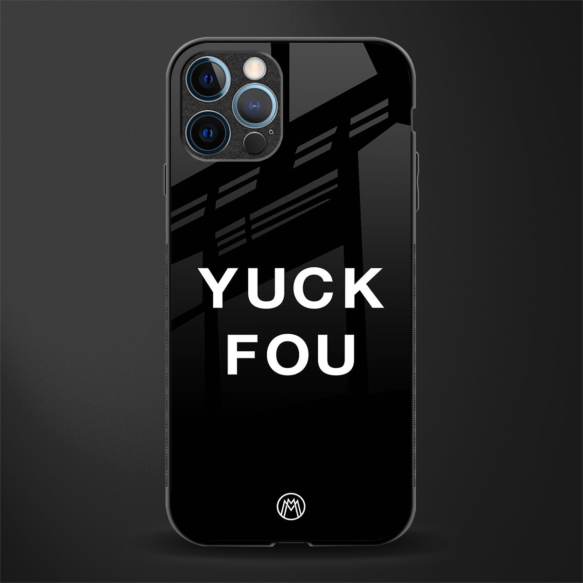 yuck fou glass case for iphone 12 pro max image