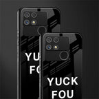 yuck fou back phone cover | glass case for realme narzo 50a