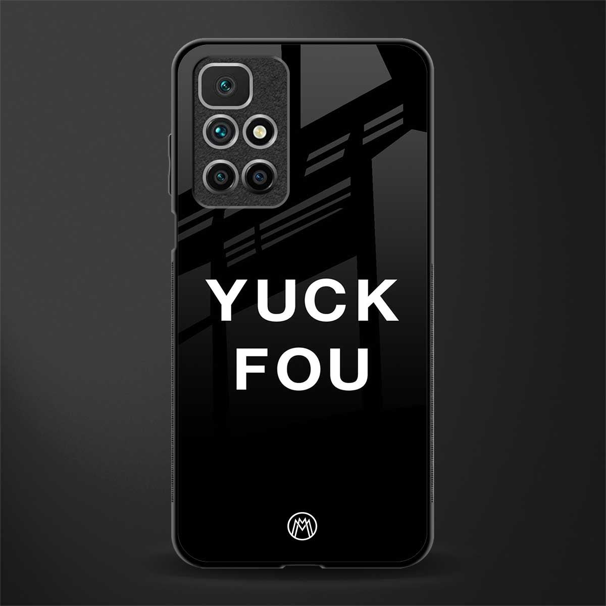 yuck fou glass case for redmi 10 prime image