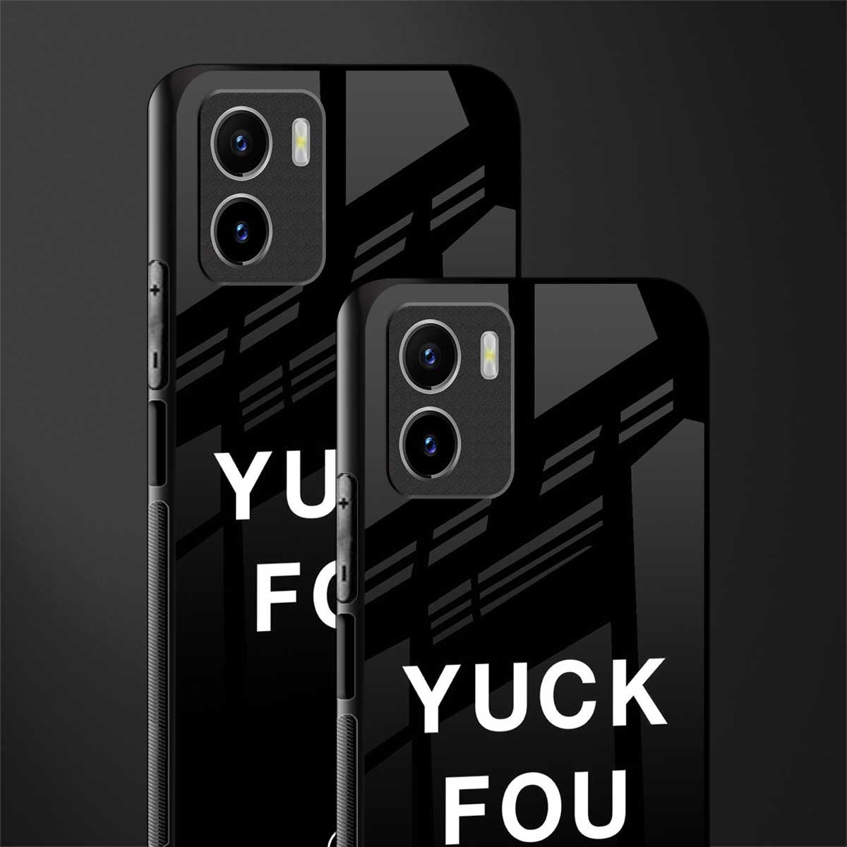 yuck fou glass case for vivo y15s image-2