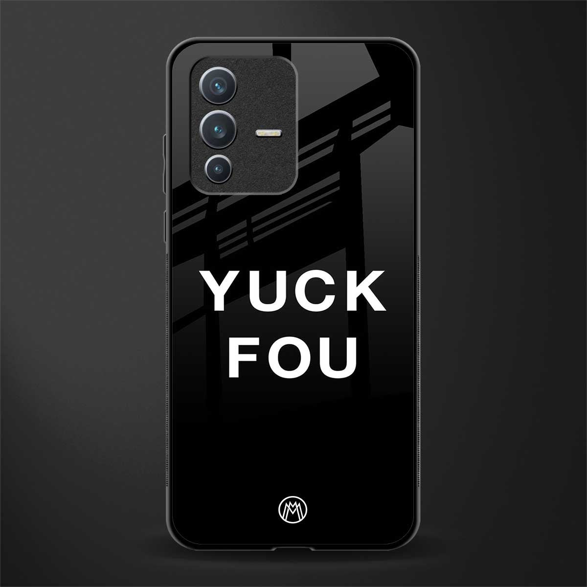 yuck fou glass case for vivo v23 5g image