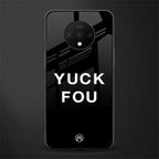 yuck fou glass case for oneplus 7t image