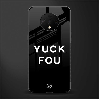 yuck fou glass case for oneplus 7t image