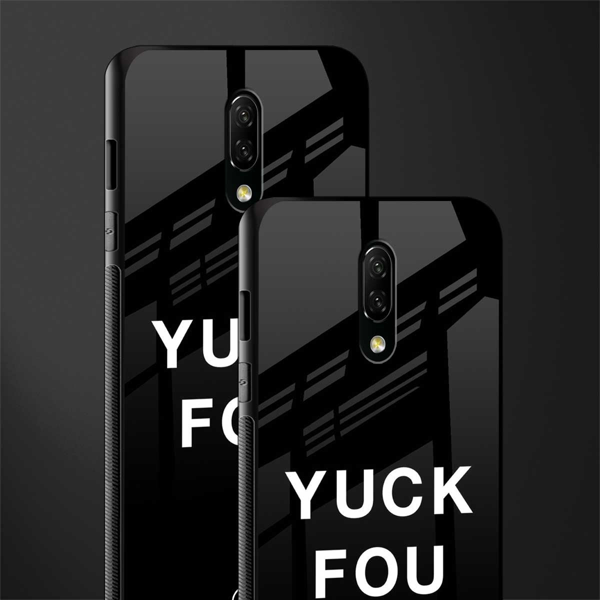 yuck fou glass case for oneplus 7 image-2