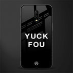 yuck fou glass case for oneplus 7 image