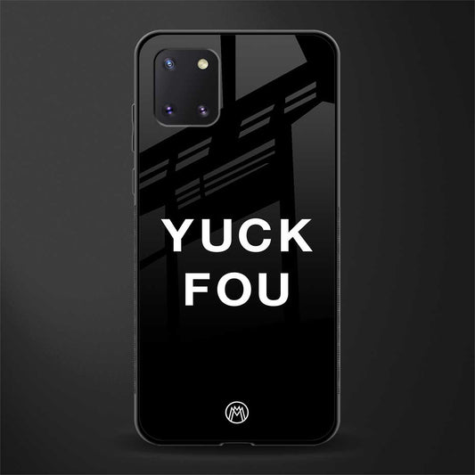 yuck fou glass case for samsung galaxy note 10 lite image