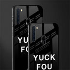 yuck fou glass case for samsung a21 image-2