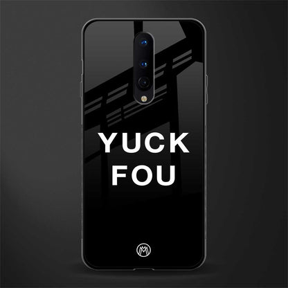 yuck fou glass case for oneplus 8 image