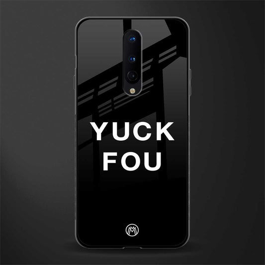 yuck fou glass case for oneplus 8 image