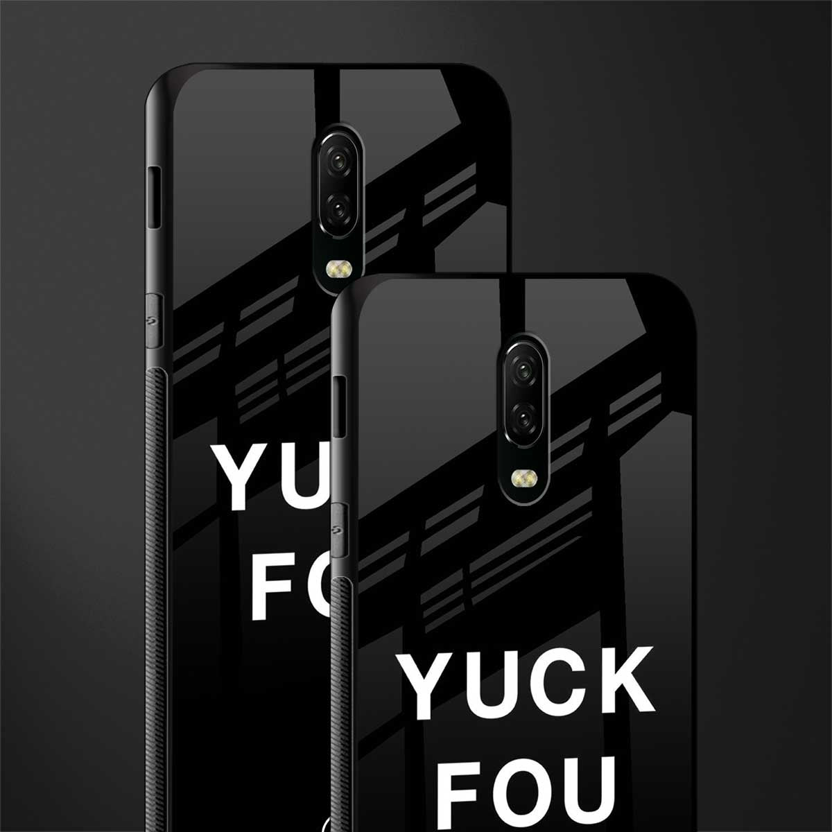 yuck fou glass case for oneplus 6t image-2