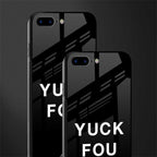 yuck fou glass case for iphone 8 plus image-2