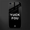 yuck fou glass case for iphone se 2020 image