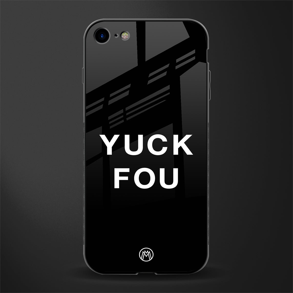yuck fou glass case for iphone se 2020 image