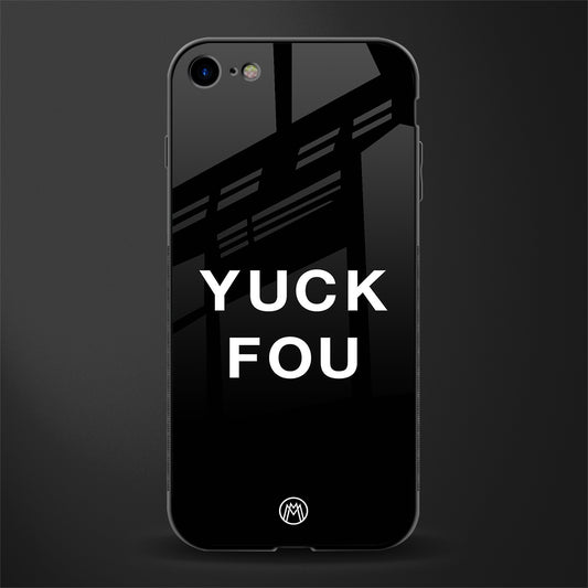 yuck fou glass case for iphone se 2020 image