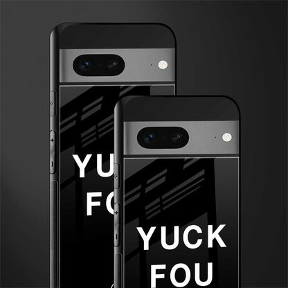 yuck fou back phone cover | glass case for google pixel 7