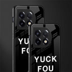 yuck fou back phone cover | glass case for oneplus 11