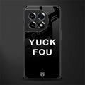 yuck fou back phone cover | glass case for oneplus 11r