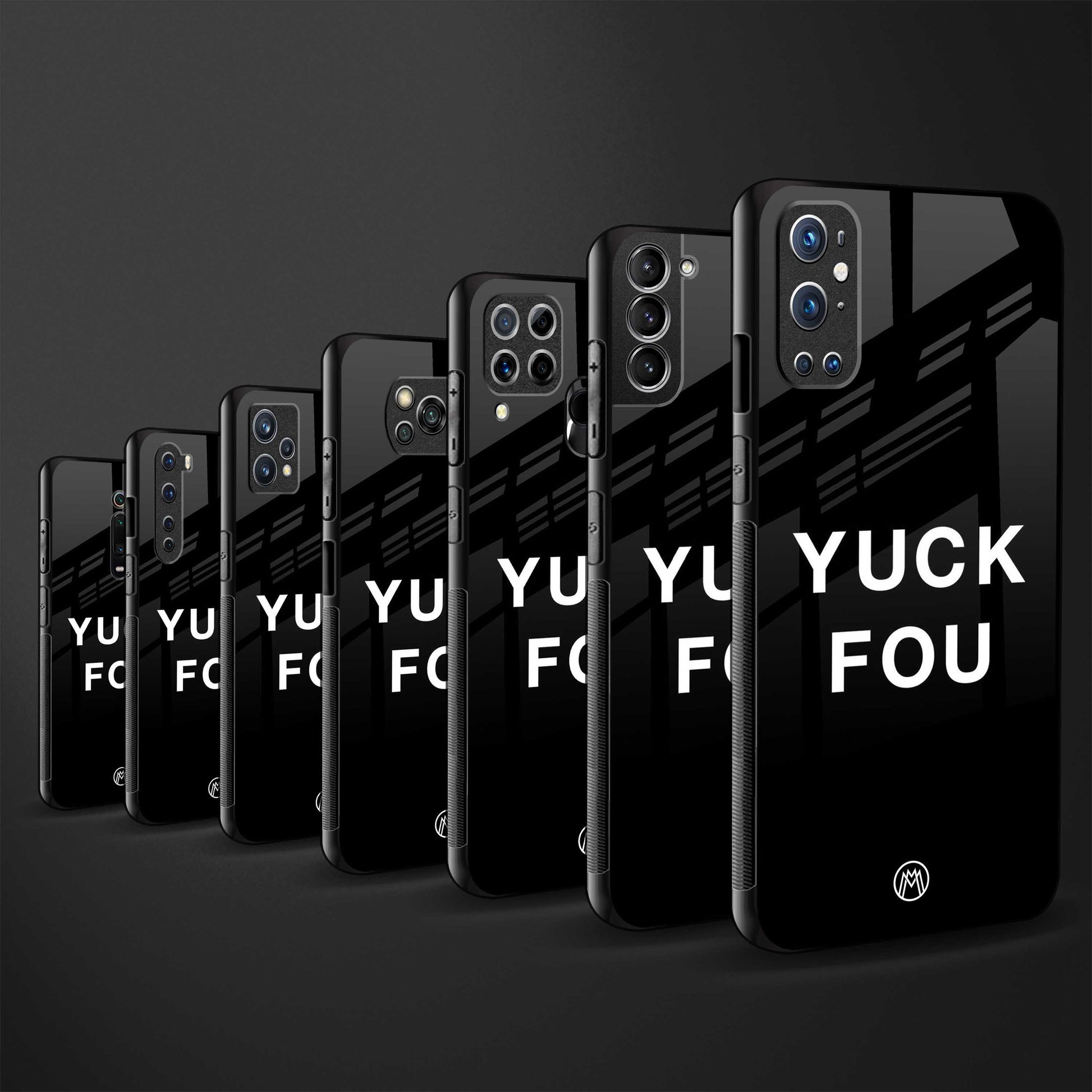 yuck fou back phone cover | glass case for realme 11 pro 5g