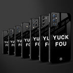 yuck fou back phone cover | glass case for samsung galaxy a73 5g